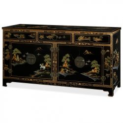 Chinese Buffet high gloss with 2 doors and 6 drawers