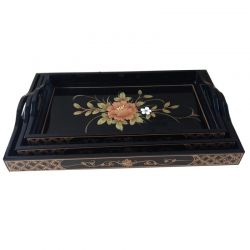Tray lacquered vietnamese great model 