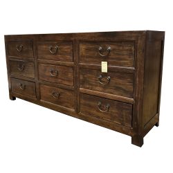 Chinese sideboard 9 drawers