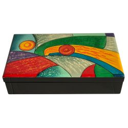 Jewelry box picasso painted