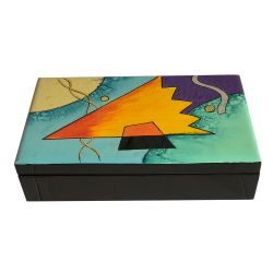 Jewelry box picasso painted