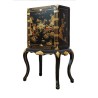 Armoire chinoise laque noire motifs paysages Armoire chinoise laque noire motifs paysages