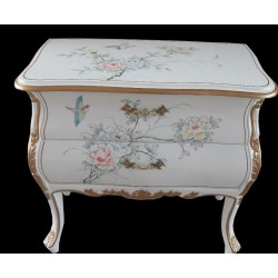 Commode chinoise laquée - meuble chinois laqué