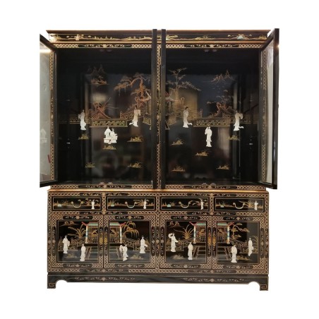 Vitrine laquée chinoise