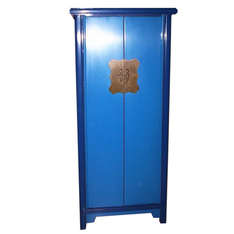 Armoire chinoise bleue deux teintes