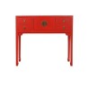 Console chinoise rouge