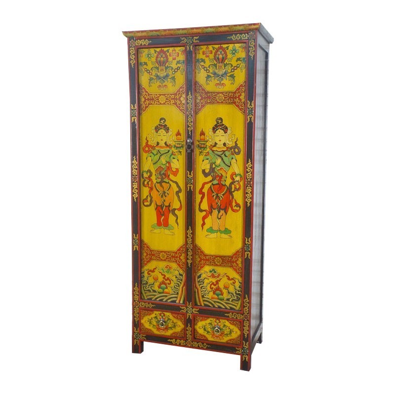 Armoire tibétaine de l'école Sakya