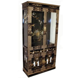 Showcase chinese lacquered