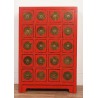 Grainetier rouge 20 tiroirs