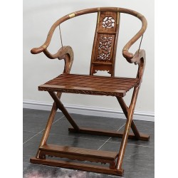 Fauteuil empereur en orme