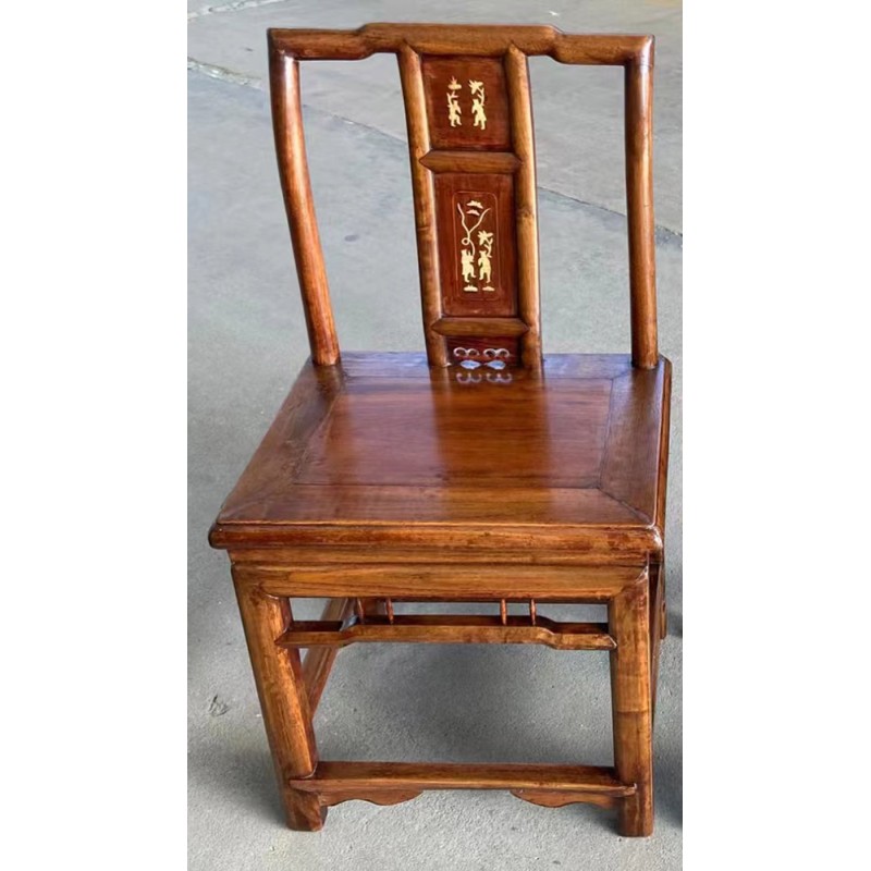 Chaise chinoise avec incrustations Chaise chinoise avec incrustations