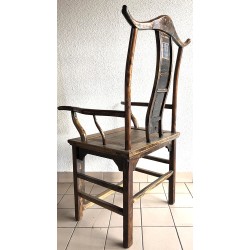 Fauteuil chinois en bonnet de lettré