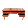 Bureau chinois ou console rouge