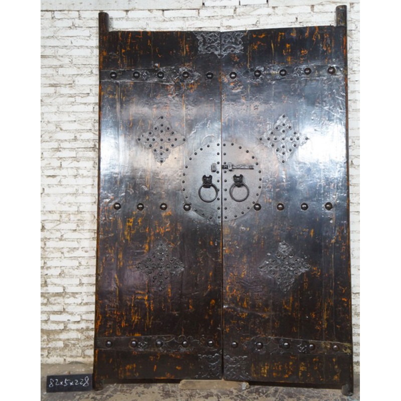 Portes chinoises anciennes 82x5x228x 2portes Portes chinoises anciennes 82x5x228x 2portes