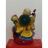 Statue bouddha peint