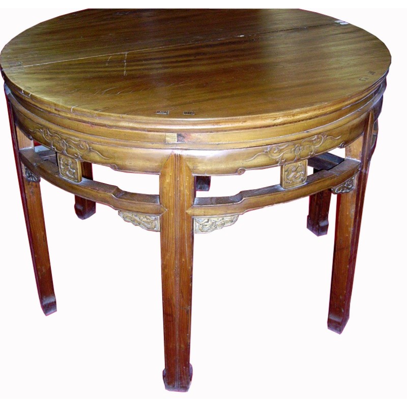 Table chinoise ronde de la capitale du nord Table chinoise ronde de la capitale du nord