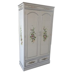 Armoire laquée blanche