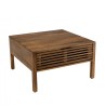 Table basse japonaise carrée en manguier