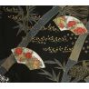 Yukata japonais noir bambou
