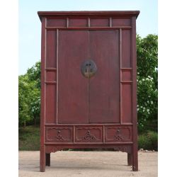Grande armoire de mariage chinoise ancienne