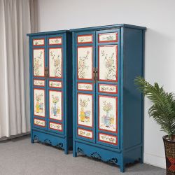 Armoire chinoise bleue