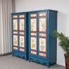 Armoire chinoise bleue