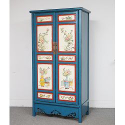 Armoire chinoise bleue
