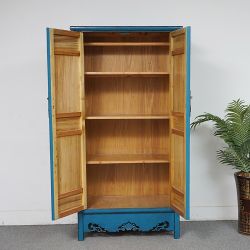 Armoire chinoise bleue