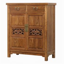 Buffet chinois de cuisine portes sculptées
