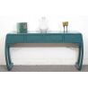 Console chinoise bleuepieds ajourés