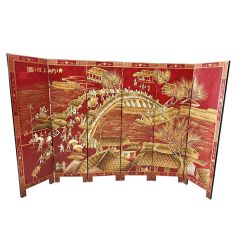 Paravent chinois - Le pont de Zhaoxian