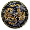Tableau chinois laqué des dragons de la cité impériale