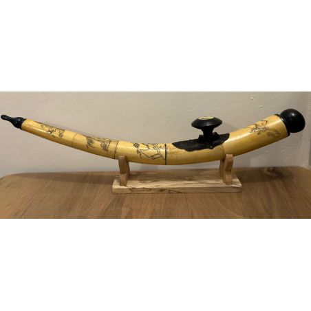 Pipe vietnamienne en os de buffle 50cm