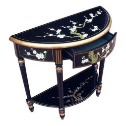 Console chinoise demi-lune