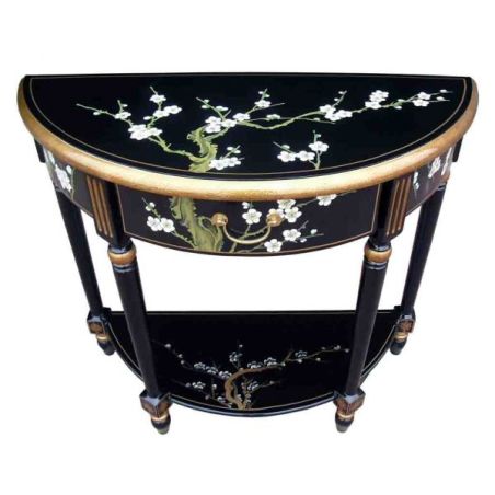 Console chinoise demi-lune