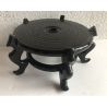 Cache pot chinois doré 43cm et son support en bois