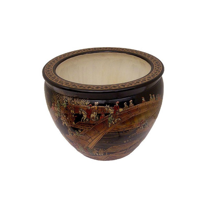 Cache pot chinois Cache pot chinois