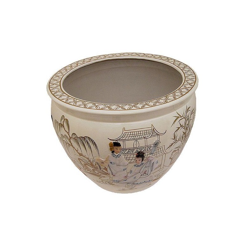 Cache pot chinois Cache pot chinois