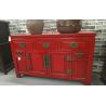 Buffet chinois ancien rouge - ARRIVAGE DU 11.2025