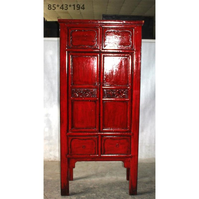 Armoire chinoise rouge antique - Arrivage Novembre 2025 Armoire chinoise rouge antique - Arrivage Novembre 2025