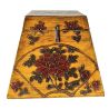 Boîte tibétaine pour objets rituels