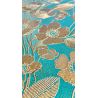 Coffre tibétain bleu aux motifs floraux - COMMANDE POSSIBLE SUR MESURE