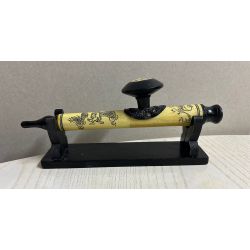 Pipe traditionnelle vietnamienne droite en os de buffle