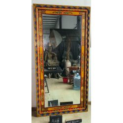 Miroir tibétain à cadre sculpté 100x200 cm