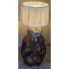 Lampe chinoise porcelaine peinte Lampe chinoise porcelaine peinte