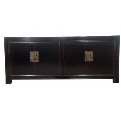 Buffet chinois noir de 2 mètres