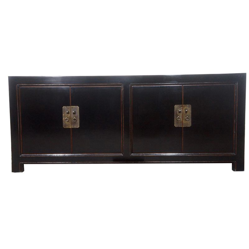 Buffet chinois noir de 2 mètres Buffet chinois noir de 2 mètres