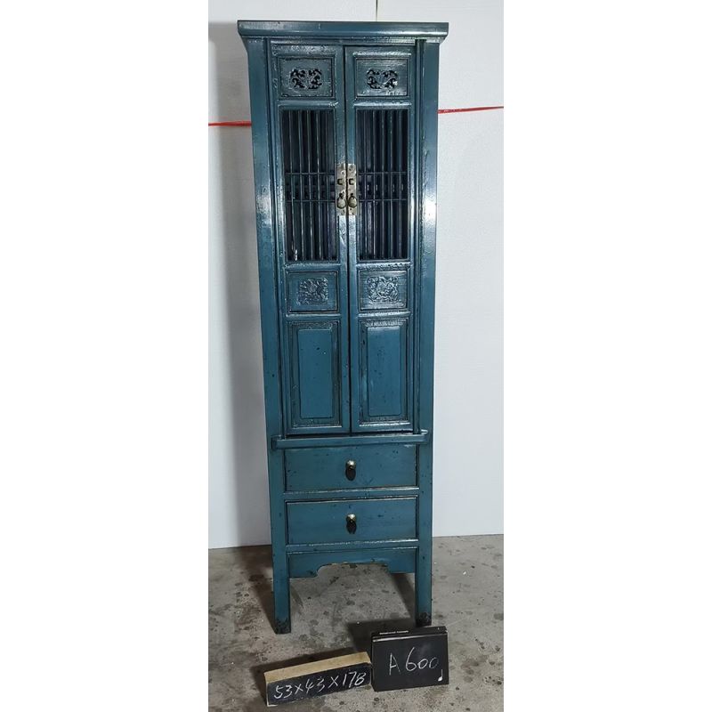 Armoire chinoise ancienne portes sculptées - Livrable février 2026