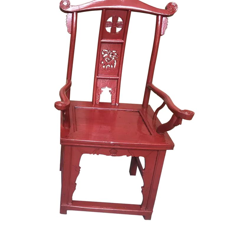 Fauteuil rouge en bonnet de lettré - Arrivage 12/25