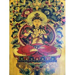 Armoire d'entrée tibétaine